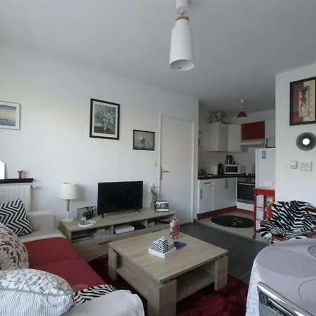 A Rouen, 40 M², Balcon Et Vue Sur La Ville. 公寓 *