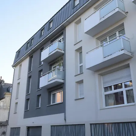 A Rouen, 40 M², Balcon Et Vue Sur La Ville. 公寓 *
