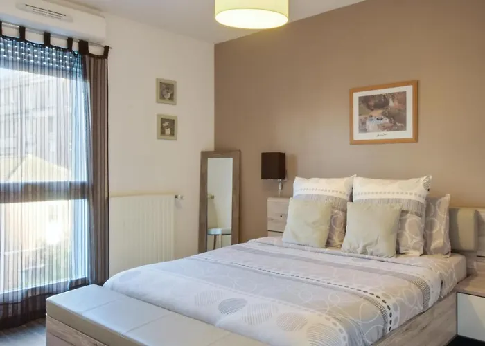 Daire A Rouen, 40 M², Balcon Et Vue Sur La Ville.